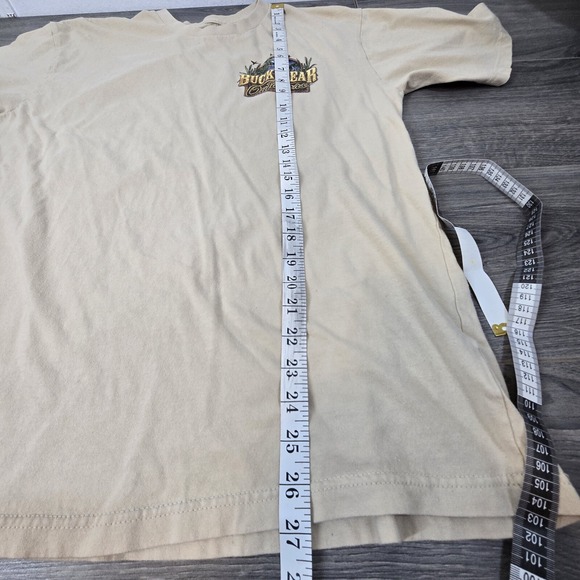 Bass Pro Shops‎ T Shirt Mens M Beige Fishing Definition Funny Short Sleeve - Picture 9 of 16